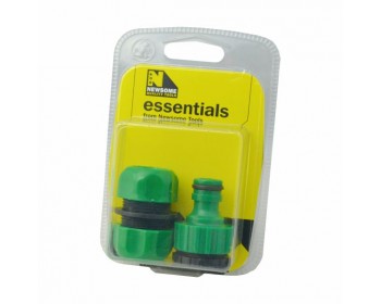 Assorted Pack Of Hosepipe Connector & 1/2in & 3/4in Tap Adapter
